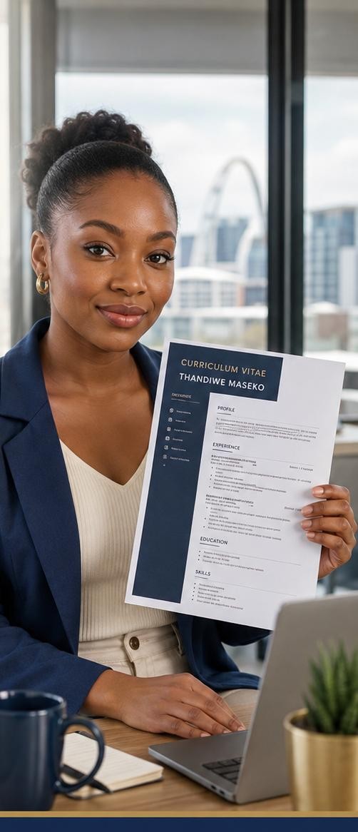 Professional reviewing a clear, well-formatted CV